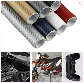 

30x127cm 3D 5D CAR Carbon Fiber Wrap Film sticker FOR Jeep Renegade Cherokee Wrangler Compass Patriot Santafe i20 i30
