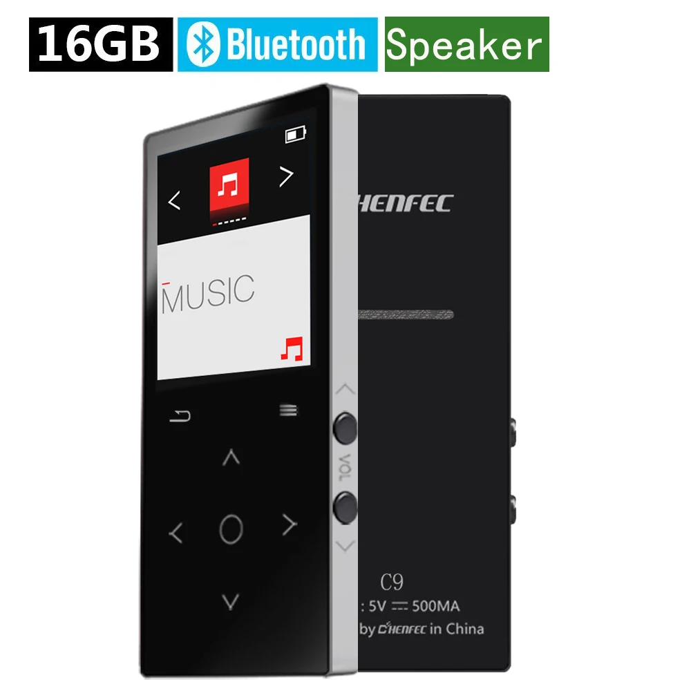 MP3 плеер Bluetooth 4 0 с динамиком 16 Гб без потерь Звук Музыкальный металлический