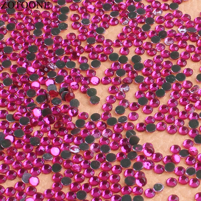 

ZOTOONE HotFix Stones And Crystals For Clothes Strass Applique Iron On FlatBack Glass Peach Red Rhinestones Nail Art Decorations