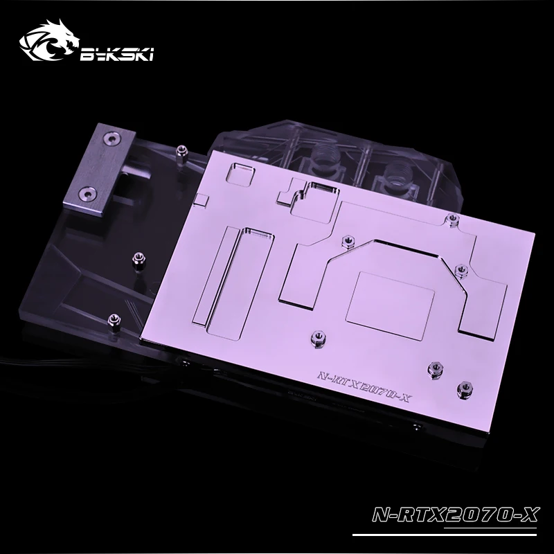 Bykski N RTX2070 X полноразмерный блок водяного охлаждения VGA LED Ligh для справки NVIDIA GeForce RTX