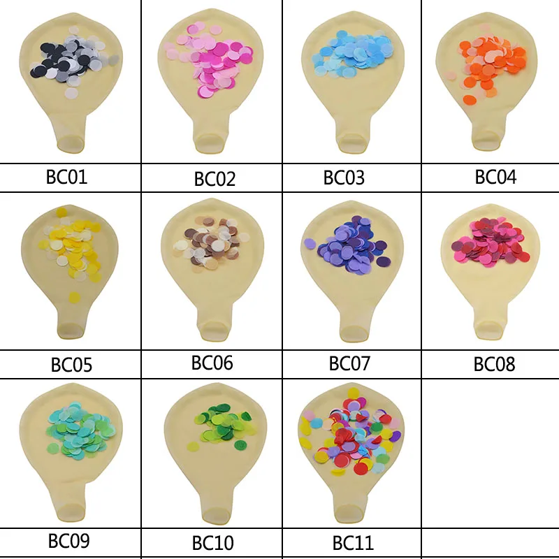 36 дюймов Бумага воздушный шар "Конфетти" для Одежда для свадьбы, дня рождения деко Круглый латексный воздушный шар Baby Shower детский Свадебный «сделай сам» для дома деко