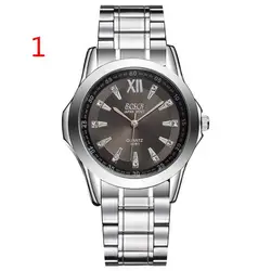Новые часы Мужская мода Гладкий минималистский часы мужской кожаный ремень водостойкие кварцевые часы 2019