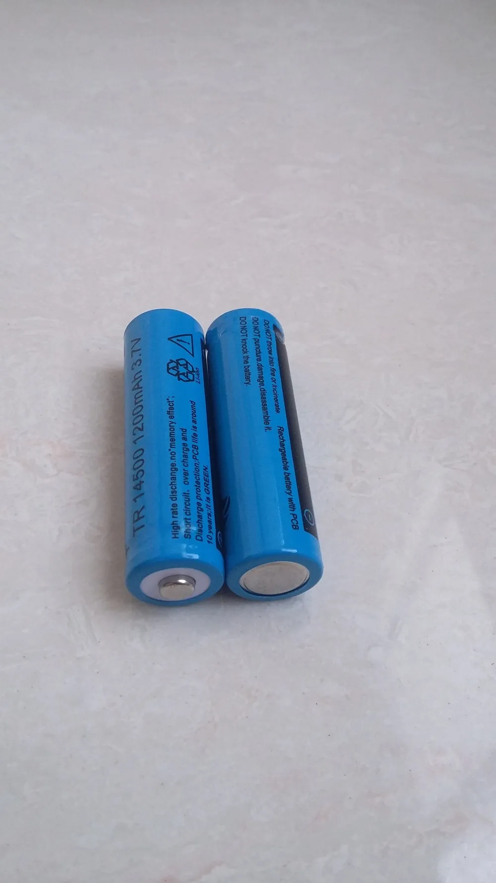 DING Ли Ши Цзя 4 шт 14500 аккумулятор 3,7 V 1200 mAh Аккумулятор LI-Ion для светодиодный фонарик батареи litio батареи