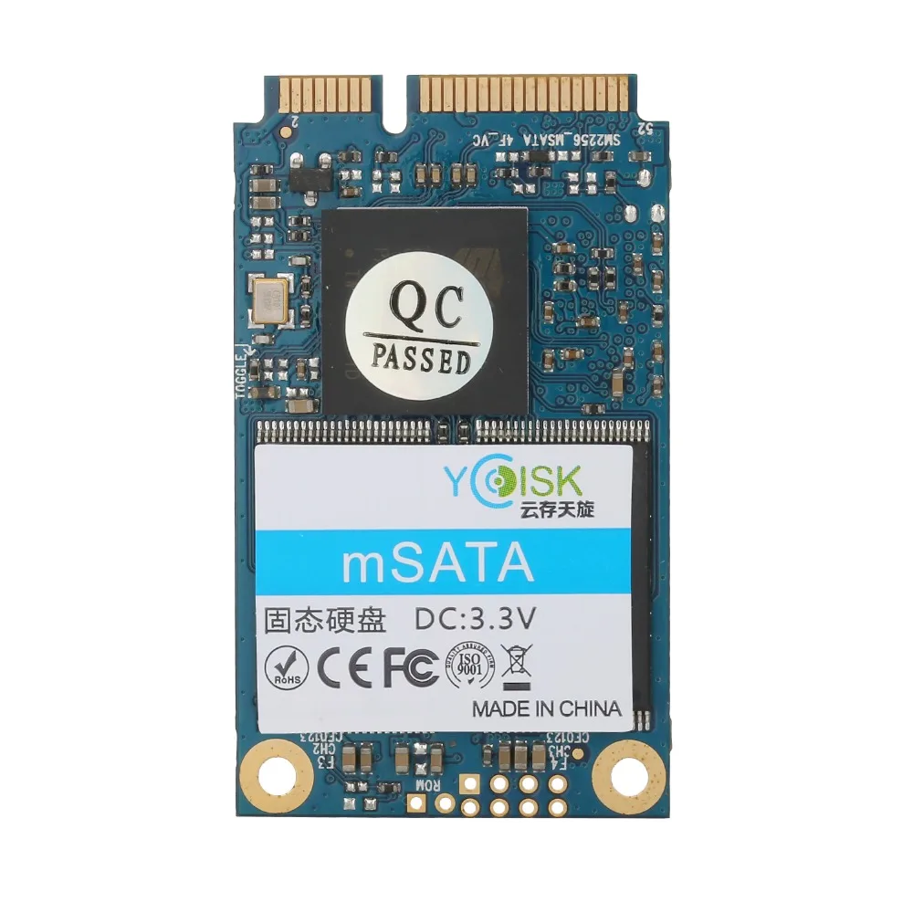 

Goldendisk YCdisk Serial SSD 64G 60GB EVO mSATA Internal Solid State Disk Drive mSATAIII mSATA 3 for Laptop Desktop PC