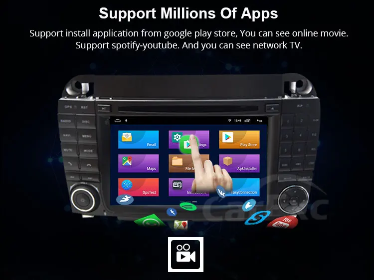 Flash Deal Android 9.0 Quad Core Car DVD Player For Benz S Class S280 S320 S350 W220 W215 CL600 Wifi DVR TPMS Multimedia Radio GPS carplay 26