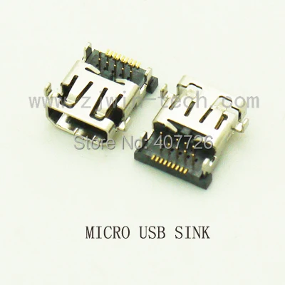 Free shipping 10pcs/lot Micro HDMI 19pin connector female USB jack for laptop notebook(sink type) | Обустройство дома