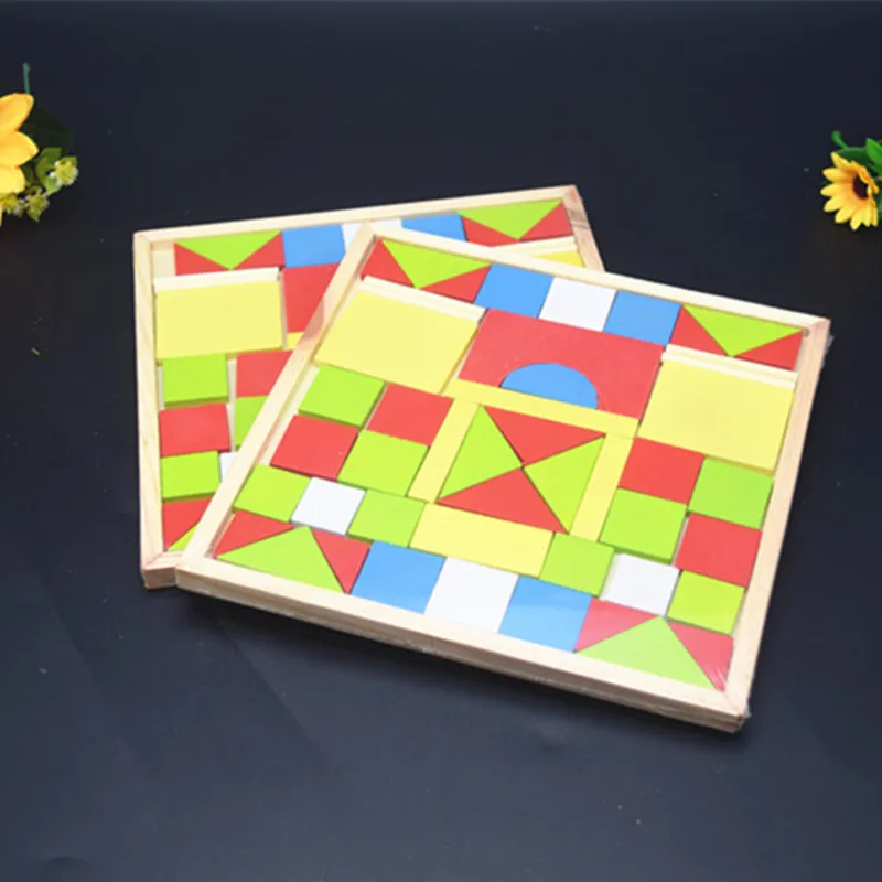 Infant Toddler Preschool Imagination Wooden Puzzle Jigsaw Creativity Developing Learning Educational Toys For Children Kids Gift | Игрушки и