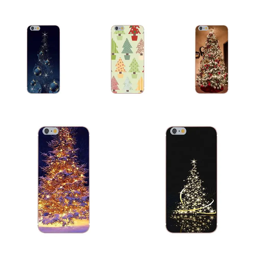 

Kmuysl Christmas Holiday Tree New Year TPU Cell Bags For Galaxy Alpha Core Prime Note 4 5 8 S3 S4 S5 S6 S7 S8 S9 mini edge Plus