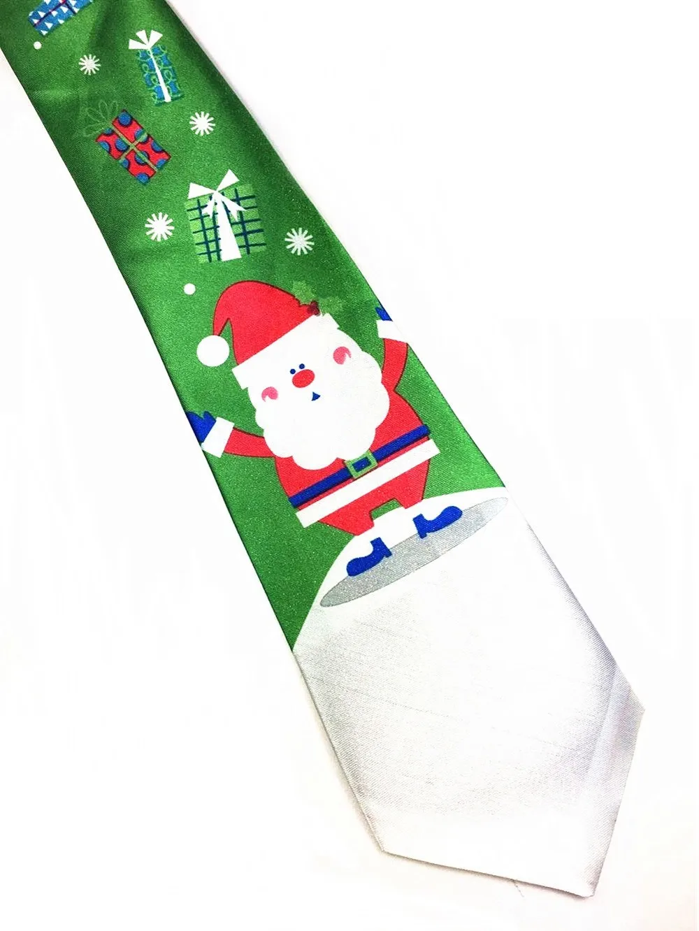 Стиль новогодний галстук мужские галстуки Рождественская елка характер галстуки модные шелковые галстуки для мужчин и женщин
