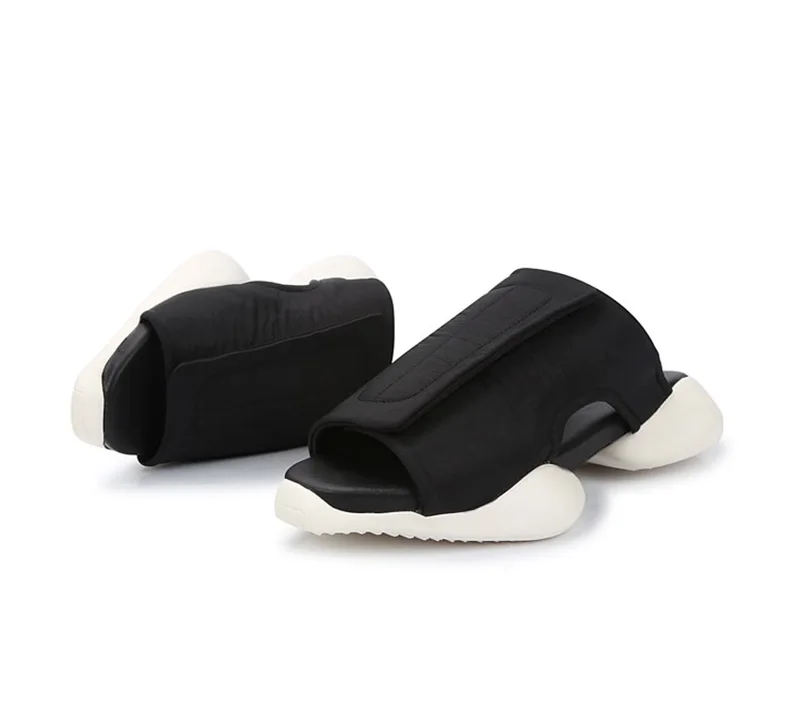 2018 Playa Size44 Runway Cool Sandalias 1 Grande 2 Moda Mens Plataforma Verano Mujers Casual De Gladiator Negro Recorte gU4Zdw