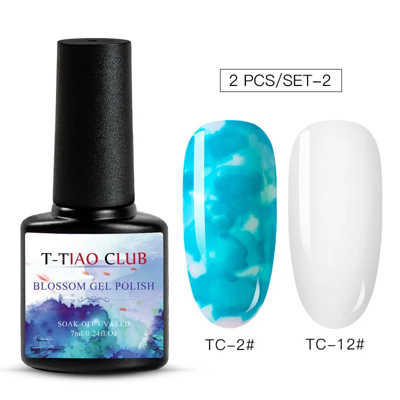 T-TIAO CLUB Blossom Гель-лак для ногтей DIY Цветущий Цветочный узор светодиодный Гель-лак для ногтей УФ-лак Полупостоянный Гибридный базовый T - Цвет: GZH04501