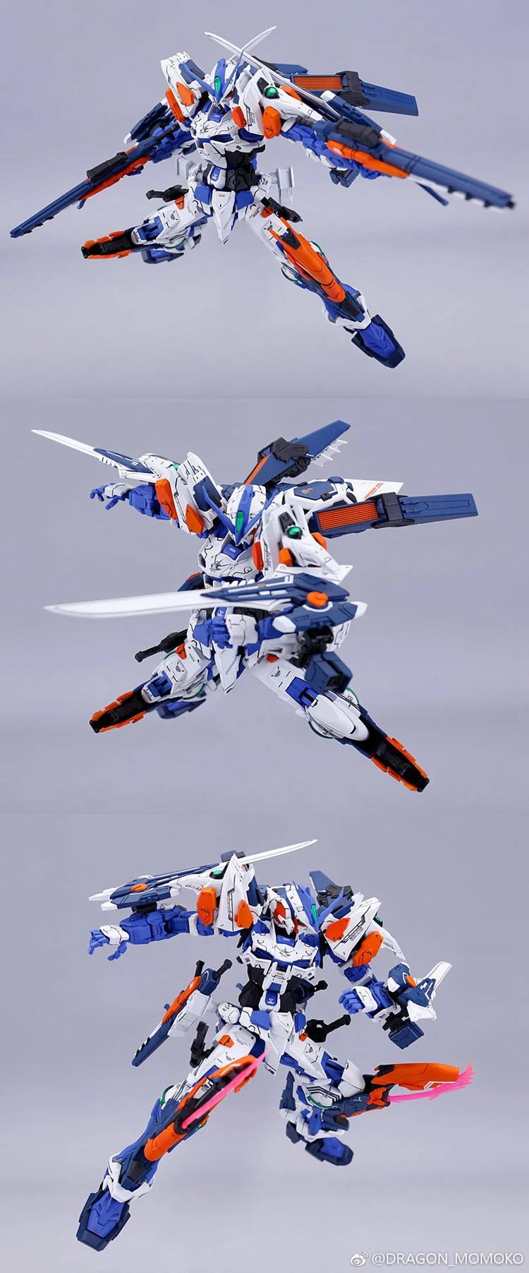 DRAGON_MOMOKO модель 1/100 MG синий запутанный 2 тип L синий ереси 3 Тип можно заменить экшн-фигурка Gundam декоративные детские игрушки