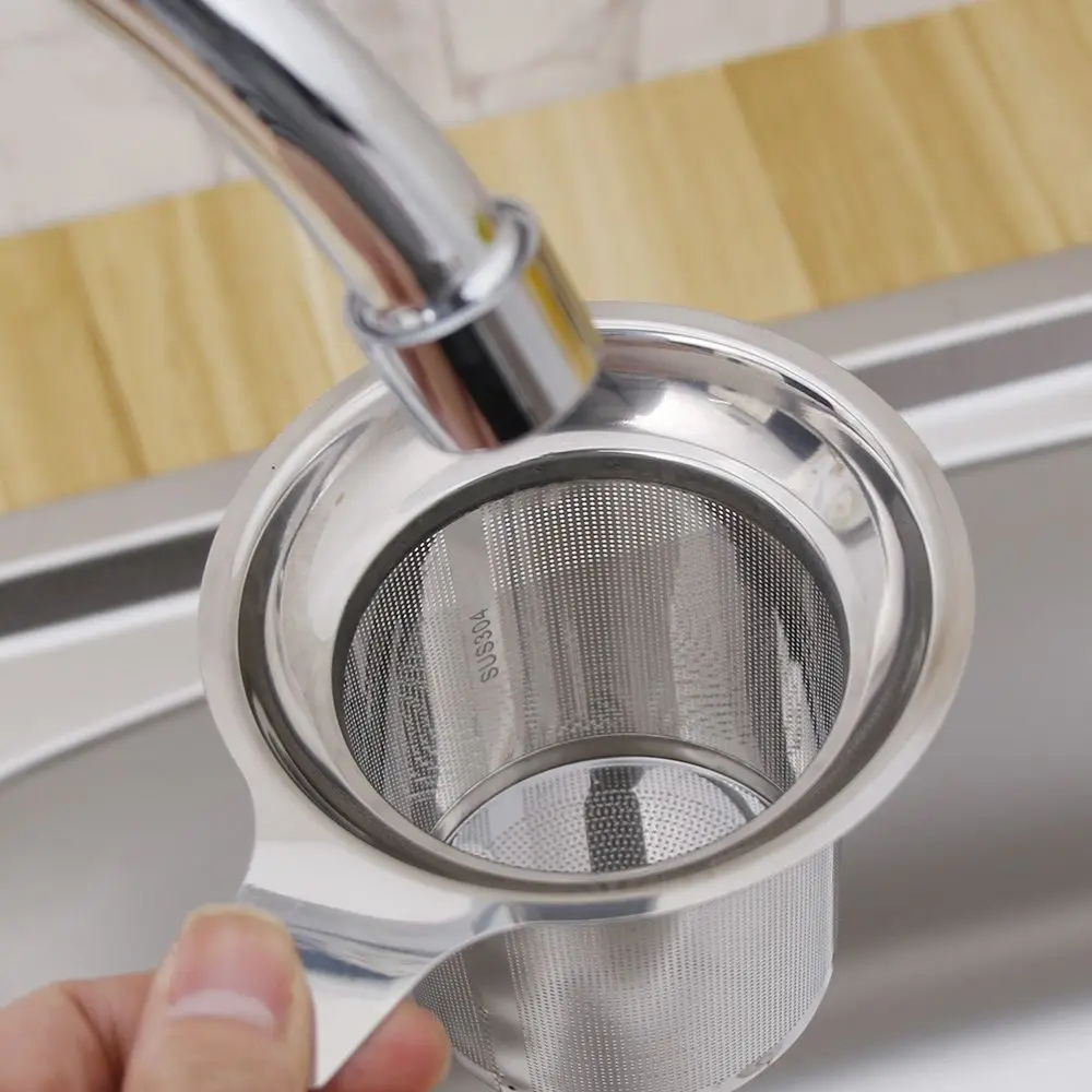 

Hot Sale Stainless Steel Mesh Tea Infuser Reusable Strainer Loose Tea Leaf Spice Filters Drinkware Kitchen Accessories