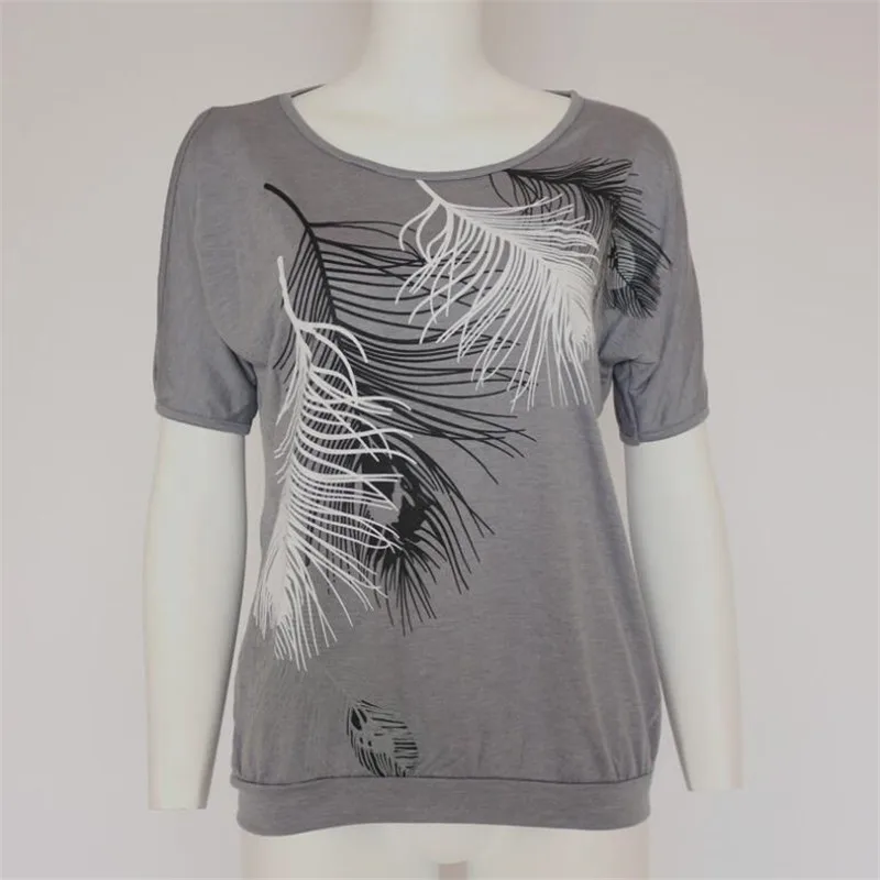 200pcs! 2017 Women&Girl Loose Type T-ShirtO