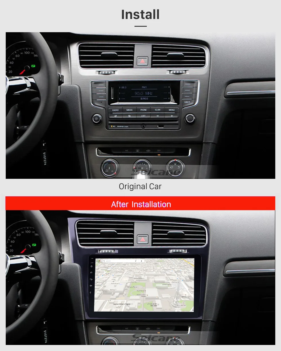 Sale Seicane Android 8.1 Quad-core 10.1 inch Car Radio HeadUnit GPS Navi Player for VW Volkswagen Golf 7 2013- 2015 With SWC WIFI 2 Sale Seicane Android 8.1 Quad-core 10.1 inch Car Radio HeadUnit GPS Navi Player for VW Volkswagen Golf 7 2013- 2015 With SWC WIFI 2