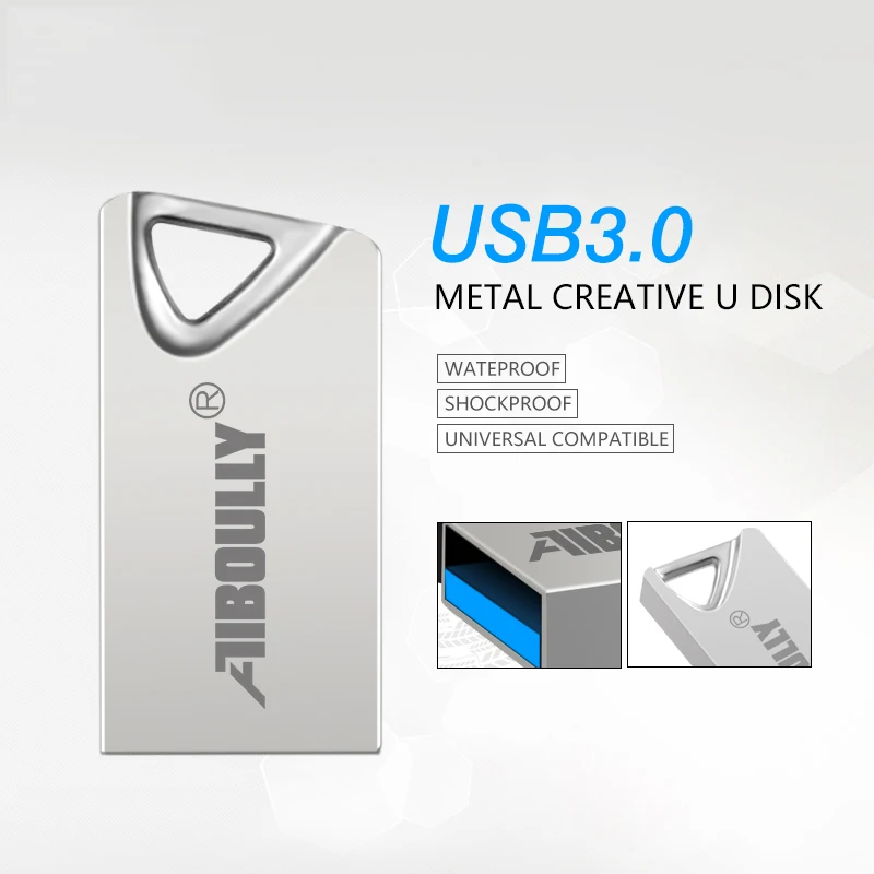 Горячие карту флэш-памяти с интерфейсом usb 64 GB 32 GB 16 GB 8 GB 4 GB накопитель флешки водонепроницаемый металлический Серебряный диск u memoria