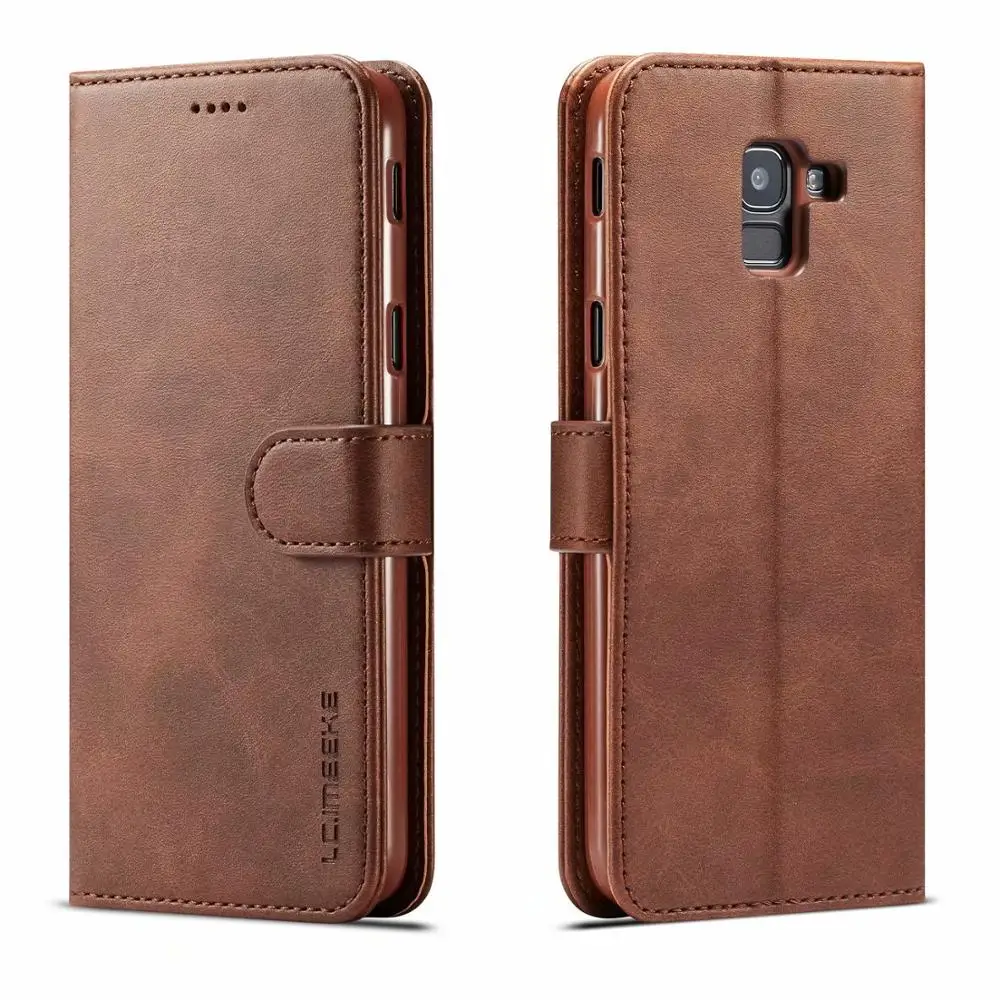 

For Coque Samsung a6 plus 2018 Case Flip Cover Samsung Galaxy J6 Plus 2018 For A8 2018 A8 plus 2018 for Samsung J4 Plus2018 Case