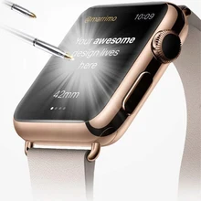 Хохлатая Защитная пленка для Apple Watch 4 40 мм 44 мм 3D изогнутое Защитное стекло для iwatch серии 3/2/1 42 мм 38 мм