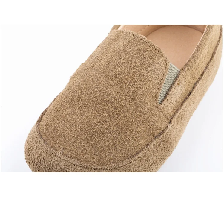Sapatos da Criança do Bebê Novas Crianças Fundo Macio Respirável Flats Couro Genuíno Estudante Estilo Britânico Mocassins Sapatos Meninos 02 8 Sapatos de couro