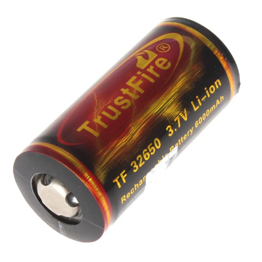 TrustFire 2 шт 6000mah 3,7 V 32650 литий-ионная аккумуляторная батарея с защитой PCB для светодиодный фонарик