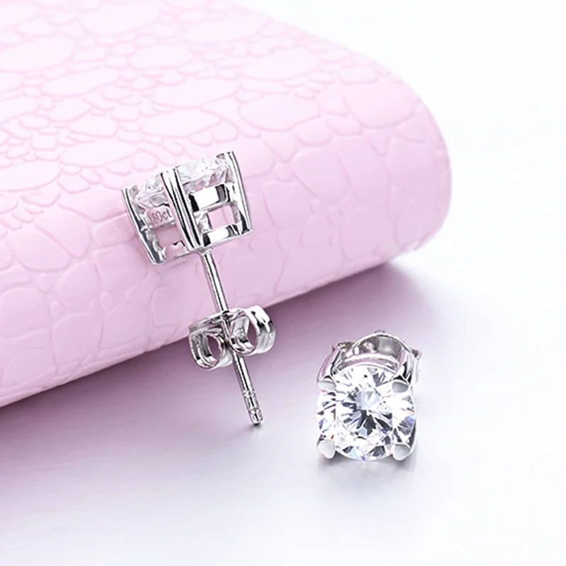 CHEESTAR JEWELS изящные ювелирные изделия серебро 925 пробы серьги гвоздики с круглым 6 0