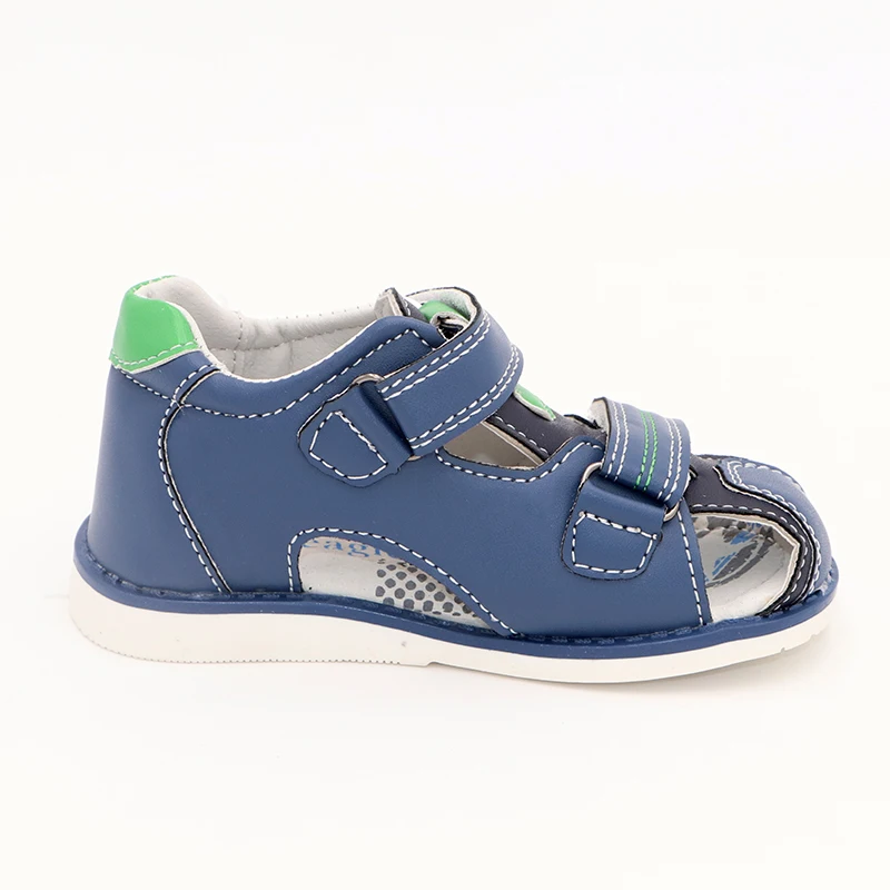 Cute Eagle Children Sandals Summer Pu Leather Orthopedic Sandals for Toddler Boys Closed Toe Beach shoes Baby Flat Shoes baby shoes kids shoes children sandals kids sandals beach shoes