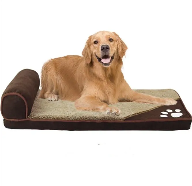 buy New style Large dog paw style pet sofa bed Super good quality warm cat nest pet nest cat rabbit dog pig bed kennel mat sofa