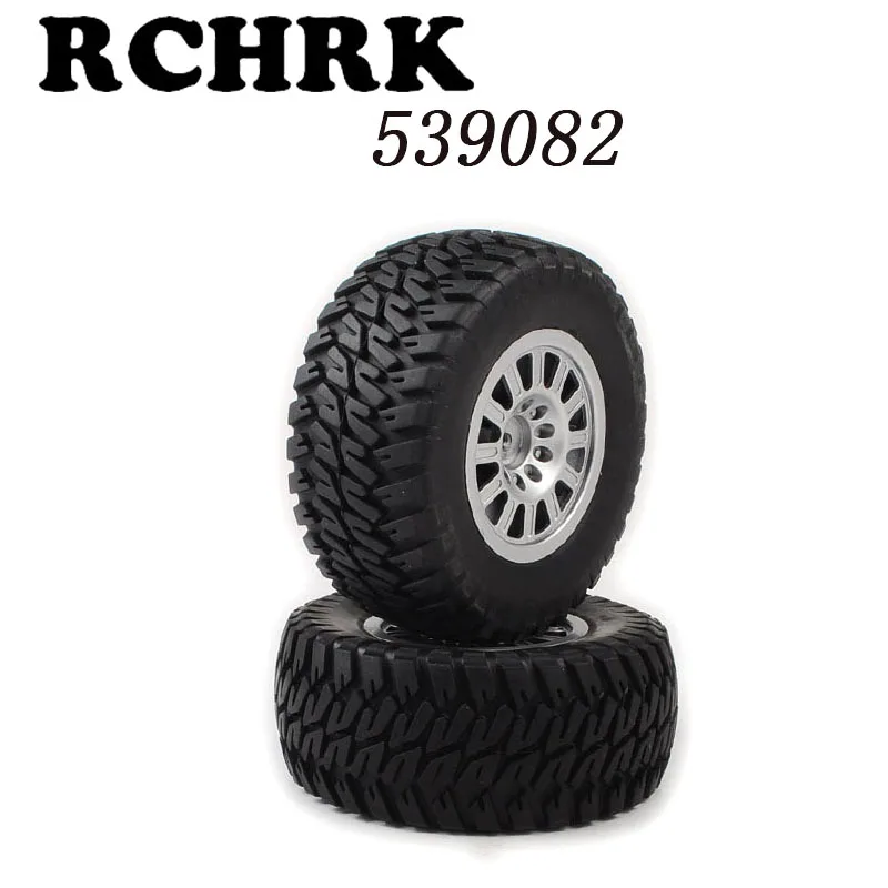2pcs 539082 wheel tire group 12MM connector Suitable for RC car 1/10 FS Desert card original Free shipping | Игрушки и хобби