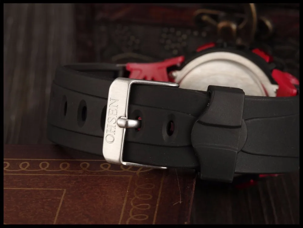 New Fashion Ohsen 0815 Quartz Kids Watches Boys Girl Xmas Gift Alarm Clock Sport Digital Watch LED Colorful Backlight Relojes (25)