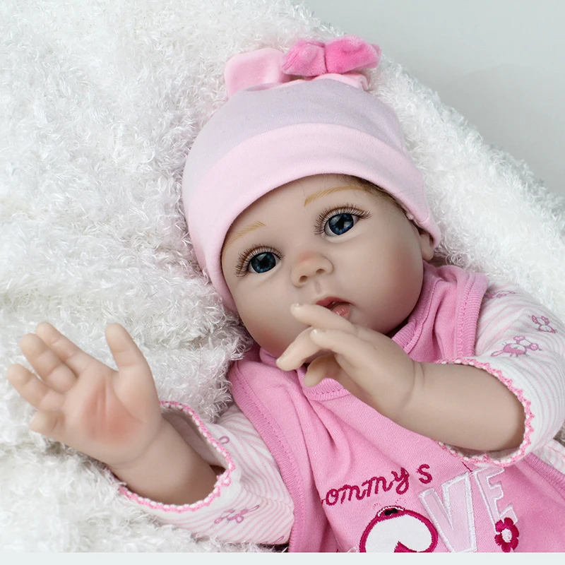 Doll Babies 20inch Soft Silicone Reborn Dolls 50cm Baby Dolls Newborn Realistic Lifelike BeBe Reborn Baby Dolls Toys Brinquedos