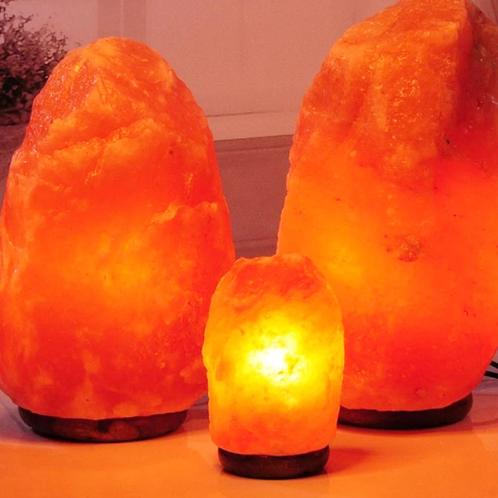 5pcs/lot Himalayan Natural Salt Rock Lamp Therapy Natural Mineral Lamp