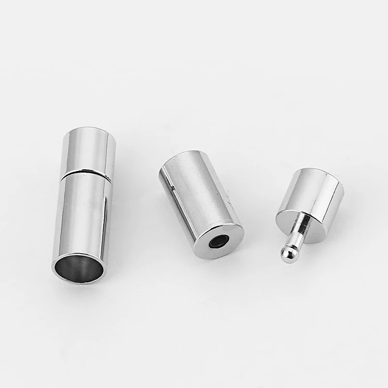 10 шт. круглые застежки для ювелирных изделий 2 мм 5 3 4 6 8 мм|jewelry making|bayonet claspround leather
