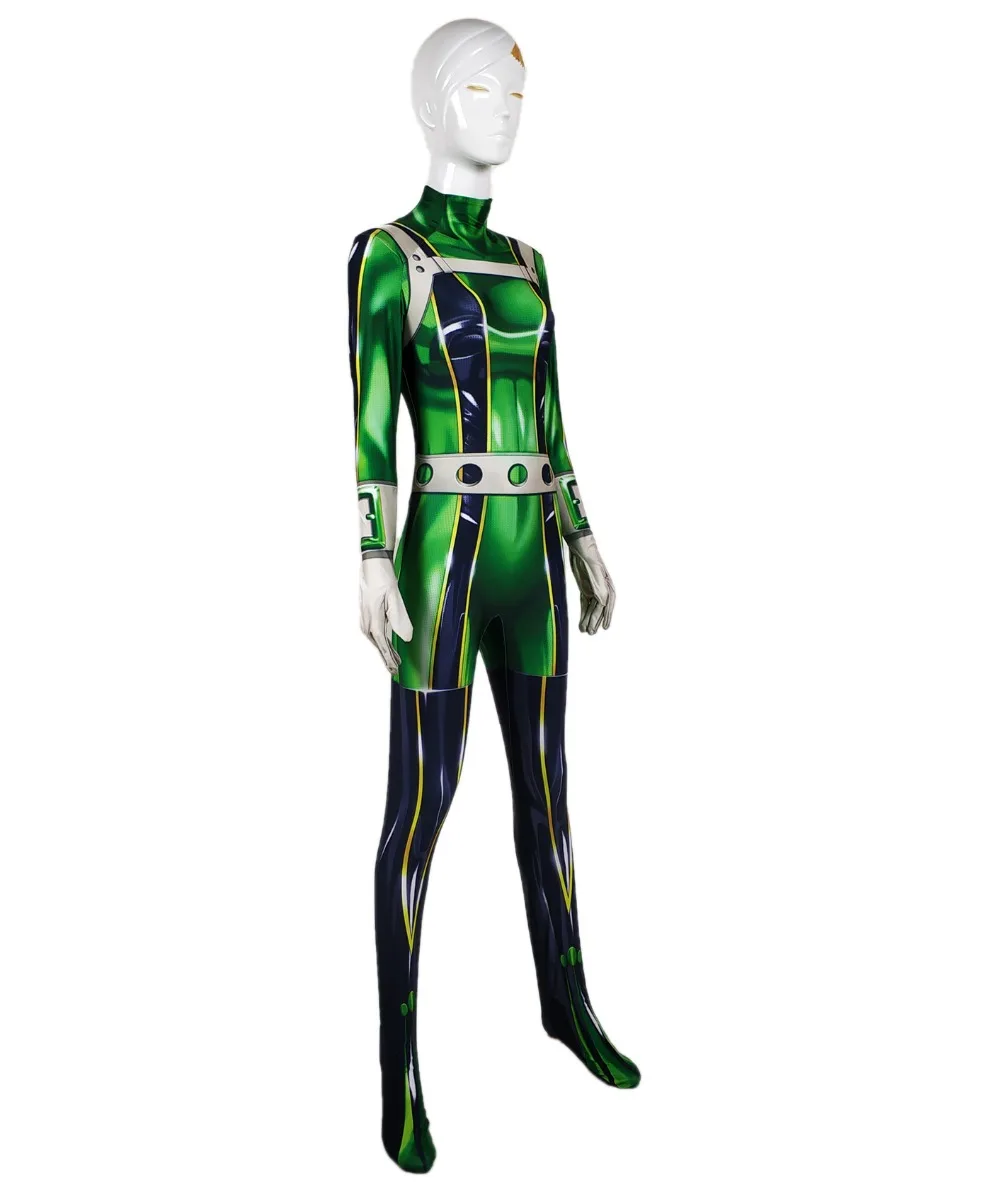 Boku no Hero Academia Froppy Cosplay costume Pro Hero Tsuyu Asui My Hero Academia Zentai Bodysuit Halloween Party suit