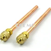 10 штук холодильное наполнение услуги металлические клапаны доступа " Длина