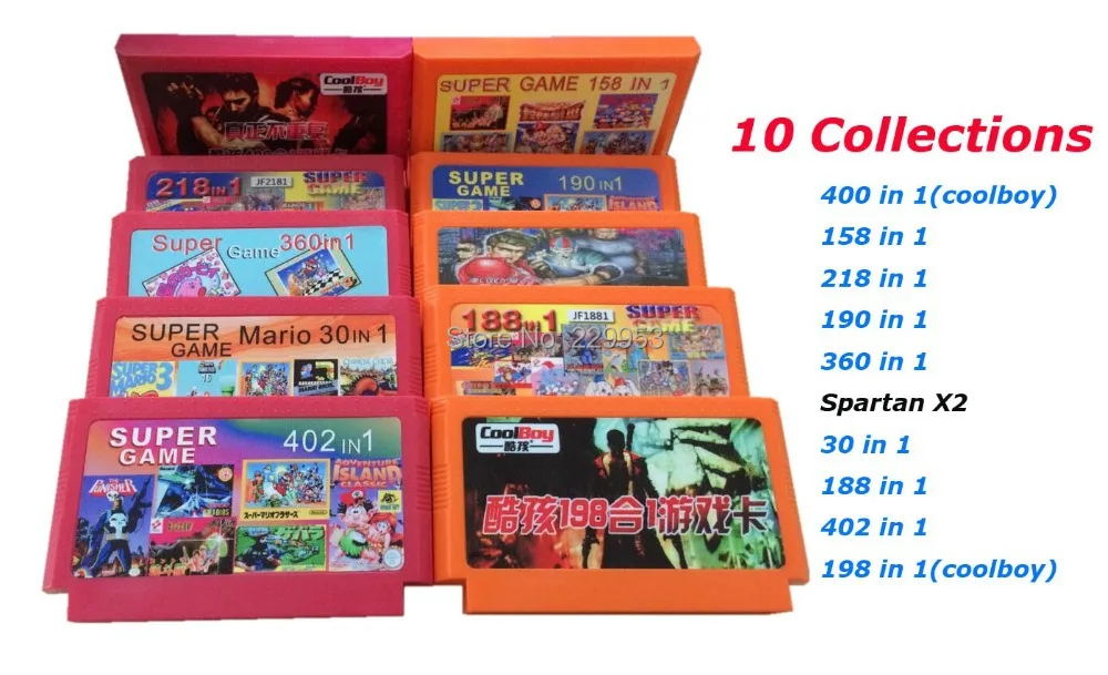 

8bit game card cool game cartridge classical game carts - 10pcs/lot