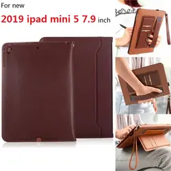 Для новых 2019 iPad mini 5 7,9 дюйма чехол из искусственной кожи Hand Holder Case для iPad mini5 7,9 "анти-капля Tablet защитный рукав