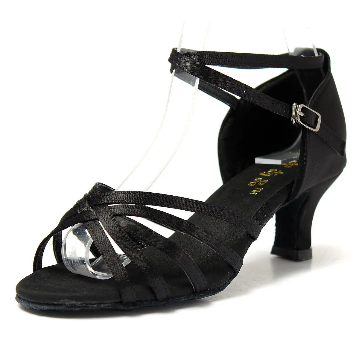 

WUZHONGSHANGPIN 1 pair Women Heel Shoes Salsa Bachata Latin Dance Sandals Latin Shoe