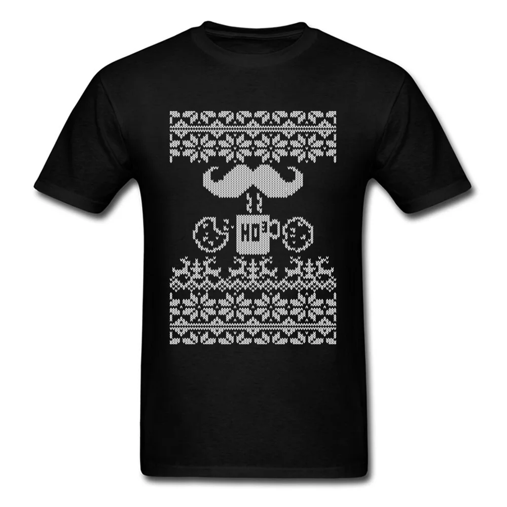 Santa Snack Ugly Christmas Sweater Style_black
