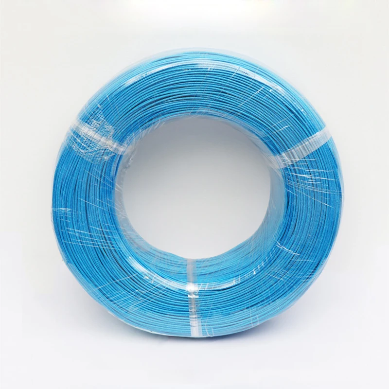 UL3122 Silicone Braided Wire 50M High Temperature Wire Glass Fiber Silicone Rubber Flame Retardant Tinned Soft Copper Cable      (3)