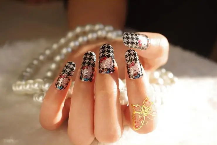 Blink Nail Stickers Nail Stickers Available Nontoxic Pregnant Women Glitter Cute Kitty Cat Designs Nail Art Stickers Y5049 Stickers Stick Stickers Jdmstickers Patches Aliexpress