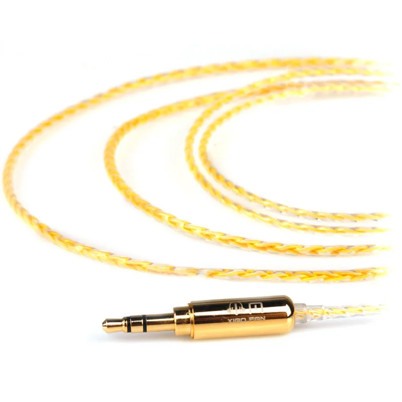 

xiaofan mk4 4 Core Silver Plated Upgrade Cable 2.5/3.5/4.4mm Balanced Cable With MMCX/2pin Connector For sony ex1000 ie80 se535