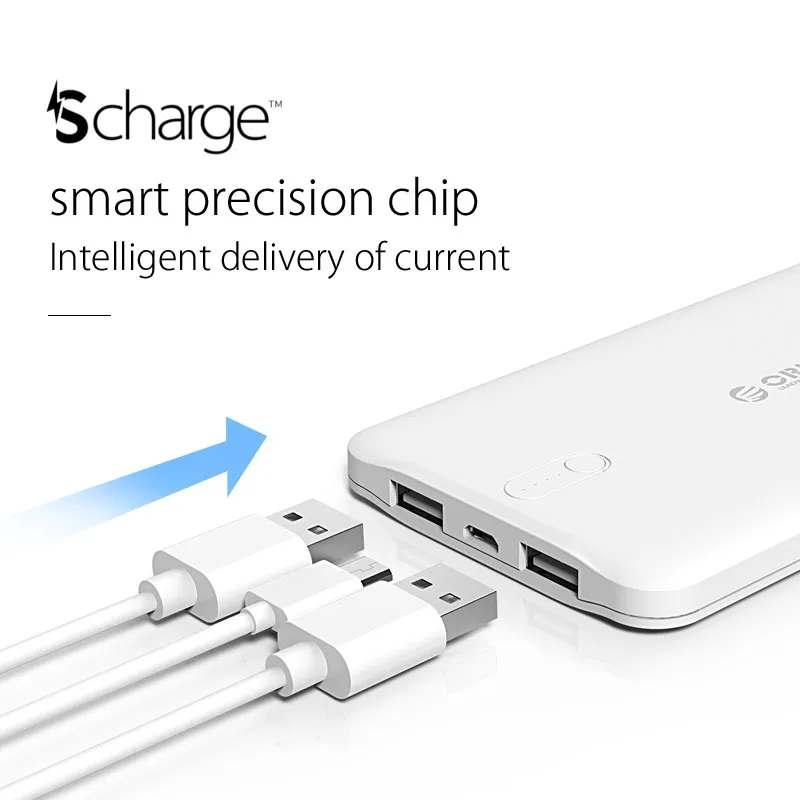 ORICO D5000 Power Bank 5000mAh Scharge Polymer Power Bank Power Battery External Universal Charger for cellphone ORICO D5000 Power Bank 5000mAh Scharge Polymer Power Bank Power Battery External Universal Charger for cellphone