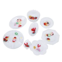 Hot Sale Newly Children 33 pcs Doll Kitchen Dinner Mini Tableware Miniatures Cup Dish Decor Kids Toy brand new and high quality