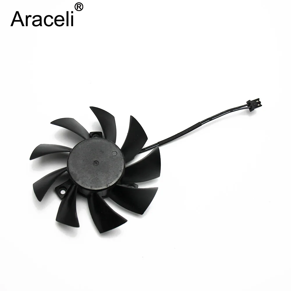 Вентилятор охлаждения T128015SH 75 мм 2P 2Pin DC 12 В 0 32 ампер для видеокарты EVGA GTX650 GTX650TI