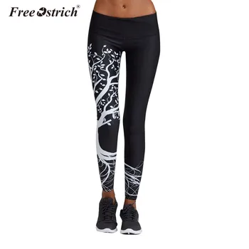 

Free Ostrich Leggings Women Fashion Patronus Prints High Waist Sexy Girl Pants Casual Jogger Fitness B1140