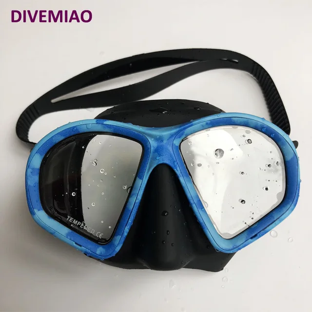 Buy DIVEMIAO Professional Scuba Diving Mask Silicone