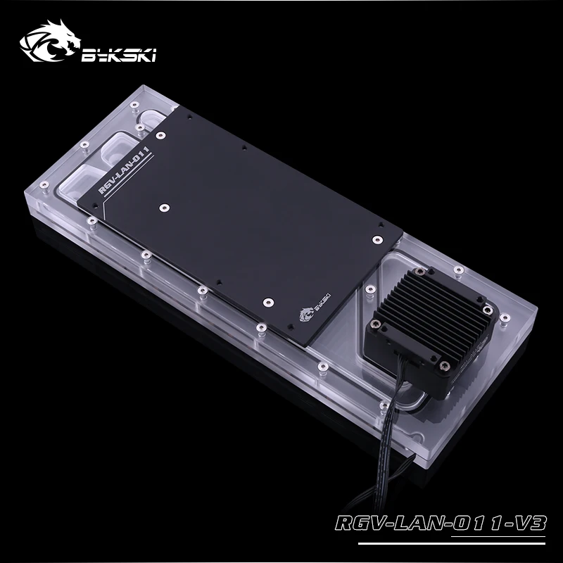 Deals  BYKSKI Acrylic Board Water Channel Solution kit use for LIAN LI O11 Dynamic Case / Kit for CPU and 