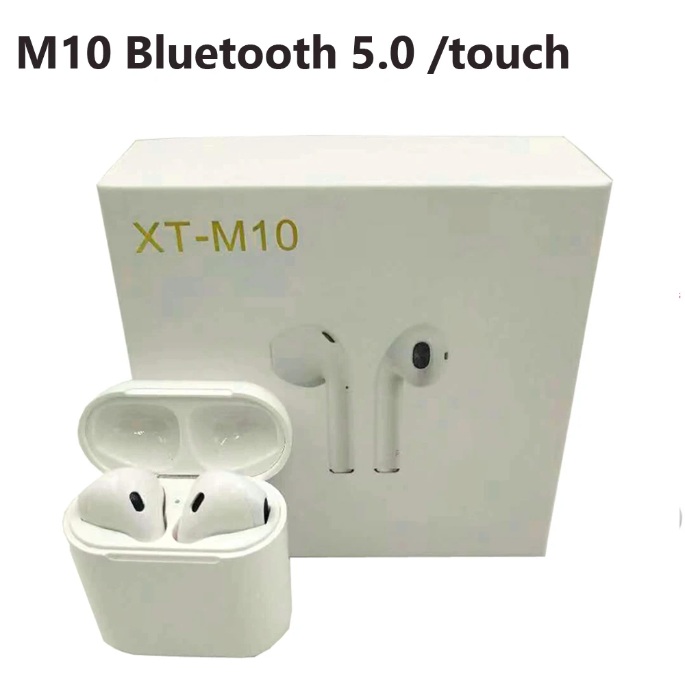 

M10 TWS Bluetooth 5.0 Earphones Earbuds wireless Sport Music Touch Control Headsets upgrade by i10 For all cellphone phone