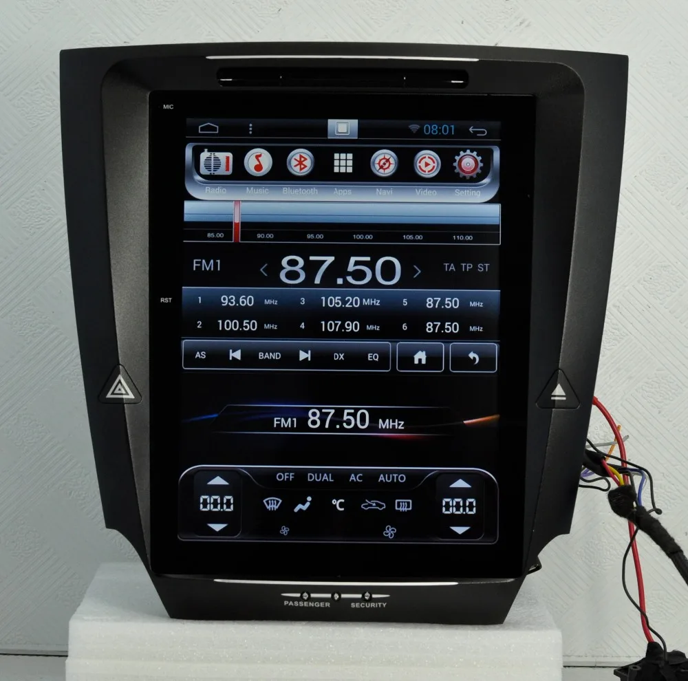 Flash Deal 10.4" Tesla Vertical Screen Android Headunit Autoradio Car Stereo Audio Head Unit for Lexus IS250 IS300 IS350 2013 2014 2015 9