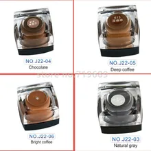 1 шт. глубокий кофе цвета PCD паста татуировки чернила цвета постоянный макияж Пигмент для микроблейдинга Косметическая ручная краска 5 г